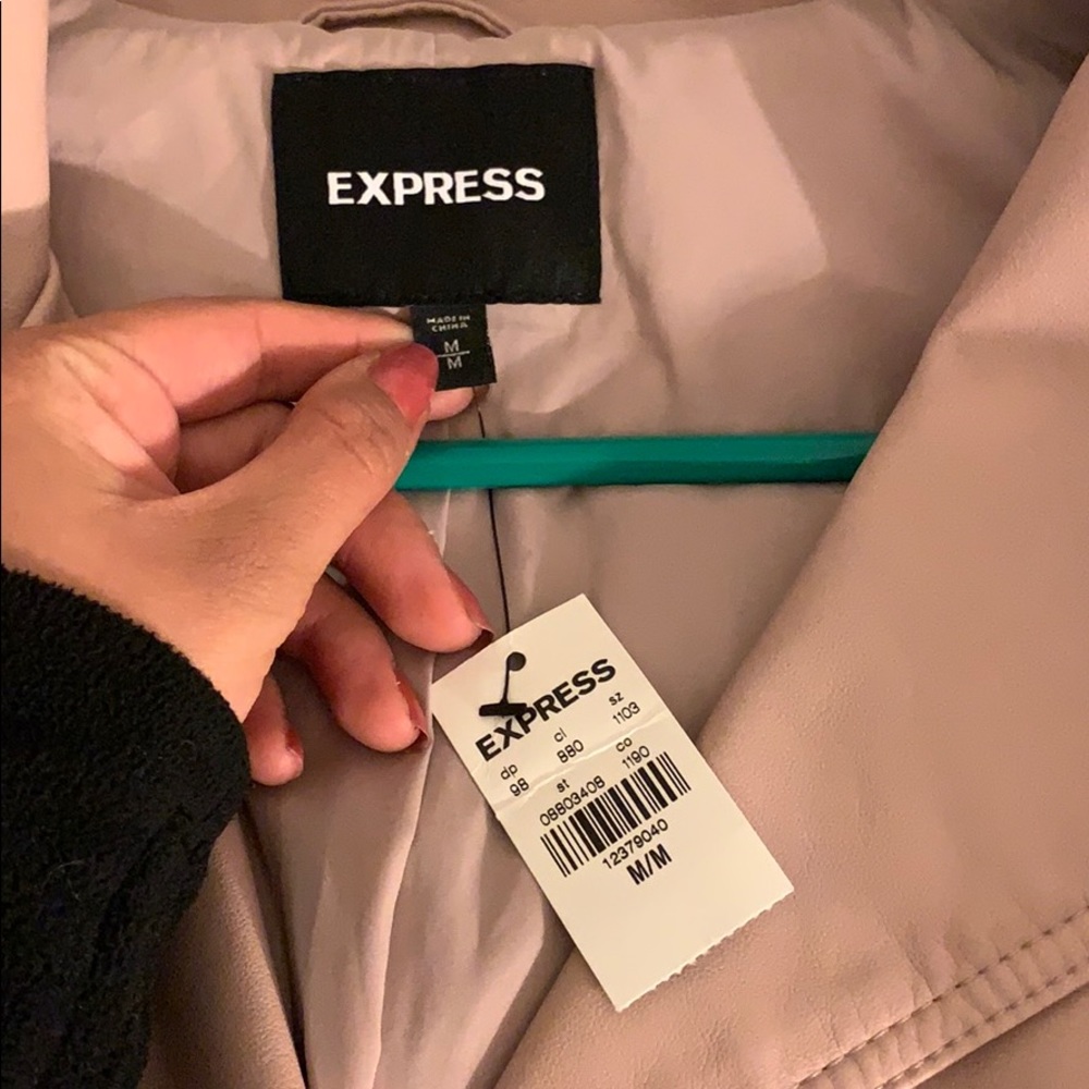 Express leather jacket